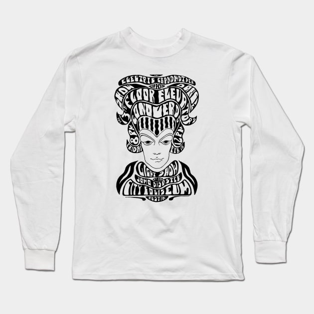 Electric Grandmother Long Sleeve T-Shirt by TheCosmicTradingPost